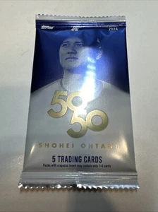 2024 SEALED PACK Topps 50/50 Shohei Ohtani Sealed+++ - Picture 1 of 2