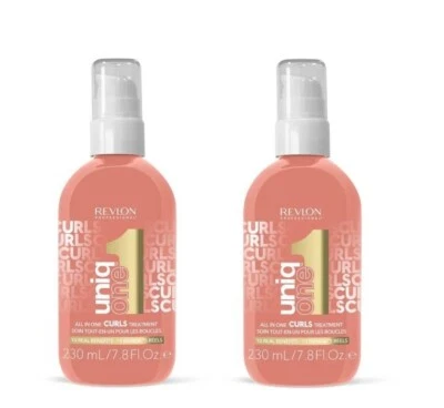 Revlon Uniq One Curls Treatment 230ml Pack of 2 - Image 1 of 2