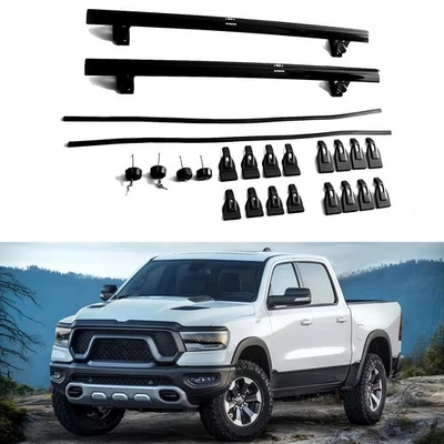 Fits for Dodge RAM 1500 2019-2023 2024 2025 2Pcs Heavy Duty Roof Rack Cross Bars Foto 1 de 4