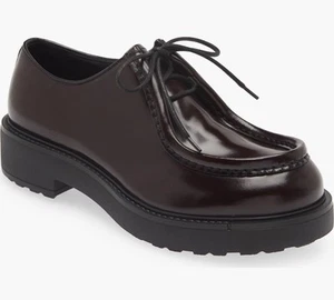 Prada Monolith Cordovan Braun Leder Anstoßsohle Oxford Halbschuhe Größe 10 UK/11 US - Bild 1 von 10