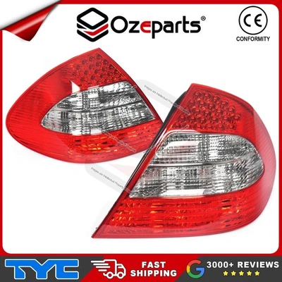 Pair LH+RH Tail Light (W/ LED) For Mercedes Benz E Class W211 Ser 2 06~09 Sedan - Image 1 of 4
