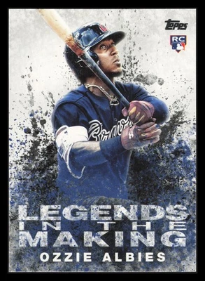 Ozzie Albies RC Legends in the Making 2018 Topps LITM-4 Atlanta Braves - Image 1 of 2