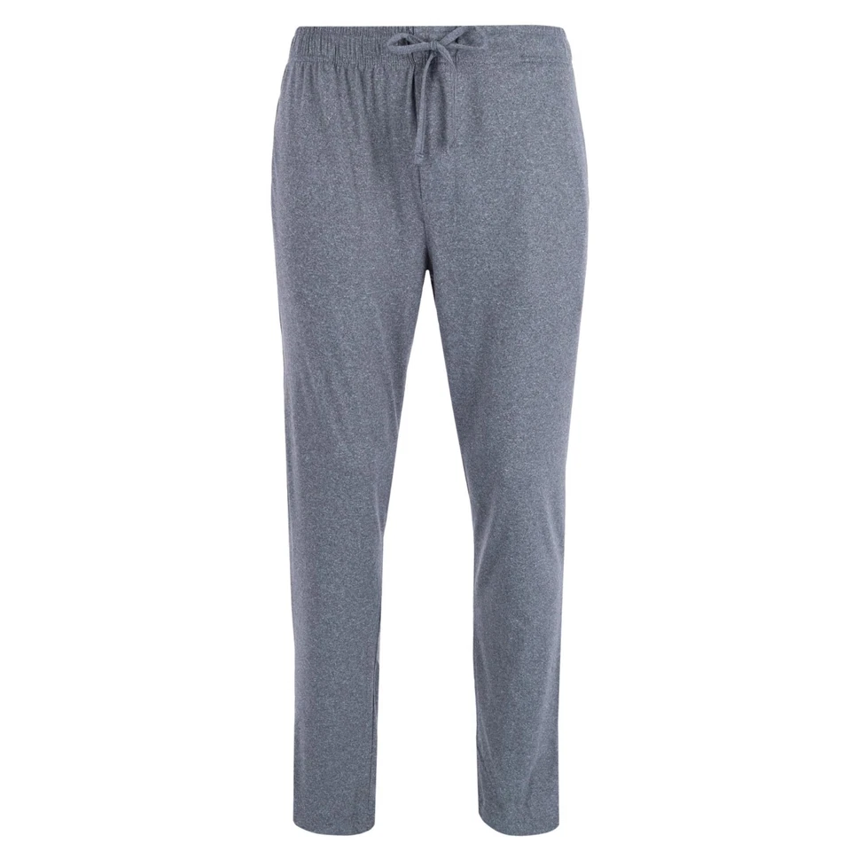 Pantalones de pijama Hanes para hombre X Temp tejido salón con puños 4xl gris botón mosca Foto 1 de 1