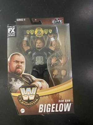 Boneco WWE Elite Collection BAM BAM BIGELOW Legends Series 11 Mattel WWF ECW WCW - Imagem 1 de 3
