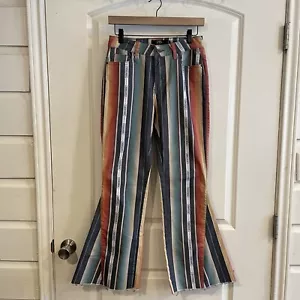 Lucky and Blessed Southwestern Serape Streifen Schlag Stretch Jeans/Hose Größe 6 - Bild 1 von 11