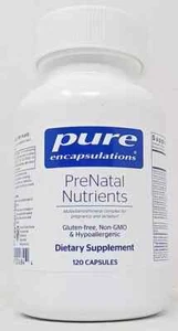 Pure Encapsulations ~ PreNatal Nutrients - 120 Caps - EXP: 12/25 - Picture 1 of 1