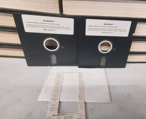 1987 Wordperfect Education Version Floppy Discs - Picture 1 of 1
