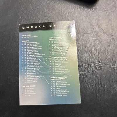 Jb11b Embossment Babylon 5 1998 Skybox #81 Checklist - Image 1 of 2