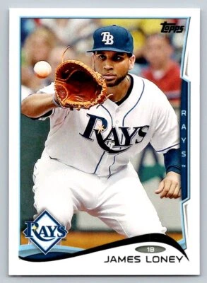 2014 Topps #328 James Loney Tampa Bay Rays - Image 1 of 2