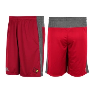 Louisville Cardinals Adidas NCAA Men's Red Aeroknit Climacool Performance Shorts - Picture 1 of 3