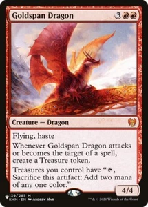 MTG Magic the Gathering Goldspan Dragon (777/1308) The List LP - Picture 1 of 1