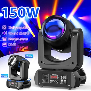 150W LED Moving Head Lights 6+12Prism RGBW Gobo Beam Stage Light DJ Disco DMX512 - Picture 1 of 22