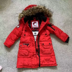 NWOT Canada Weather Gear Toddler Girls Snap-Up Full-Zip Parka Size 4T - Picture 1 of 9