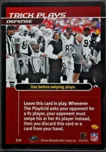 WotC NFL Showdown CCG/TCG 2002/03 Strategy card singles - Picture 1 of 101