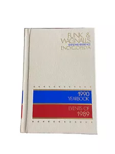 Funk & Wagnalls Reference Encyclopedia 1990 Yearbook of 1989 events Gift Age - Picture 1 of 5