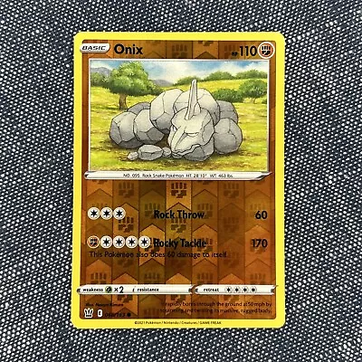 OFFICIAL Pokémon trading card Onix 068/163 Sword & Shield 5 Battle Styles