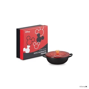 Le Creuset Disney Mickey Mouse Collection Mini Marmite 250ml Cherry Red NEW - Picture 1 of 8