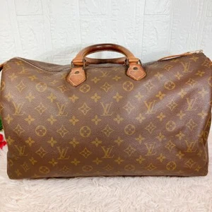 Louis Vuitton Monogram Speedy 40 Tophandle Bag Handbag Boston Bag Unisex Mint #3 - Picture 1 of 11