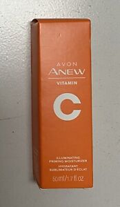 New in Box Avon Anew Vitamin C Illuminating Priming Moisturizer, 1.7 oz