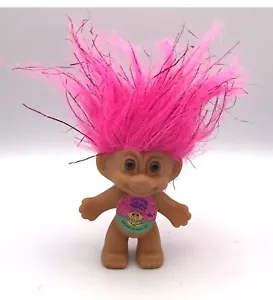 Muñeca Troll Russ SPARKLING GOOD LUCK de Colección con Etiqueta Pelo Rosa - Imagen 1 de 4