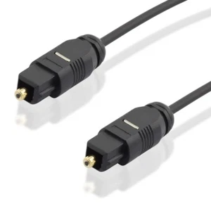 Câble optique Toslink audio fibre optique pour 5.1 7.1 Dolby Surround plaqué or - Photo 1/1