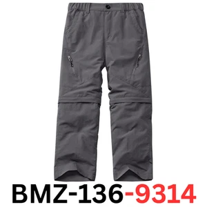 Kids' Cargo Pants, Boy's Casual Outdoor Quick Dry Waterproof Hiking Trouser, L - Picture 1 of 7