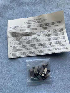 Set of 10 Pottery Barn Kids PINK Crystal Butterfly  Art Cable System Extra Clips - Bild 1 von 3