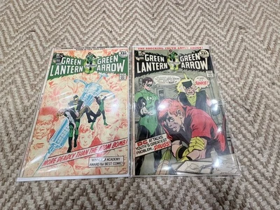 Green Lantern #85 и #86 FN/VF выпуск наркотиков DC Comics 1971 Нил Адамс Кей - Изображение 1 из 4
