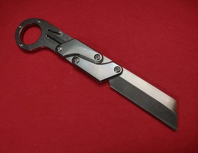 Retractable EDC Pocket Knife All Steel 7" - Image 1 of 2