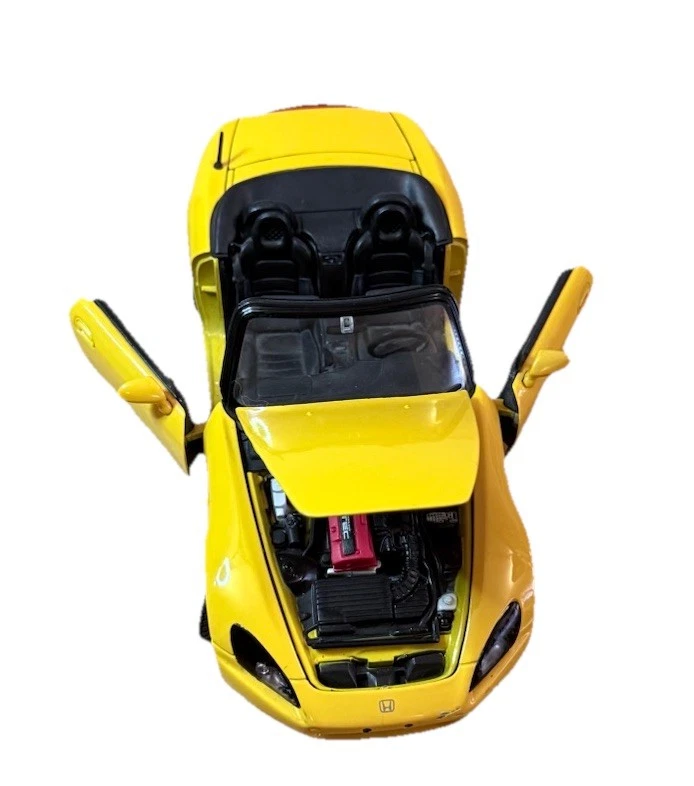Coche diecast vintage Autoart Honda amarillo S2000 Foto 1 de 4