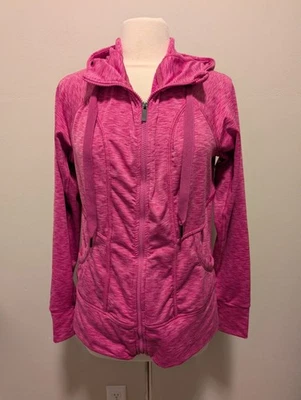 Energy Zone Active Sudadera con Capucha Cremallera Completa Grande Cuello Alto, Agujeros para el Pulgar Athleisure Stretch Foto 1 de 3