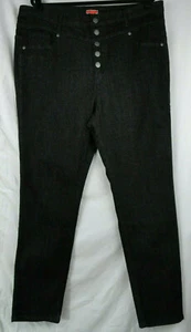 Womens Modcloth Skinny Jeans Dark Wash Button Fly Sz 22 NWOT - Picture 1 of 7