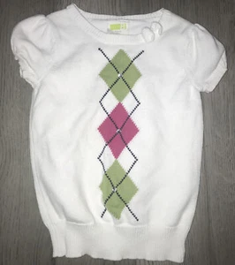 Crazy 8 Girls Size:5/6 Short Sleeve Sweater Shirt EUC - Picture 1 of 5