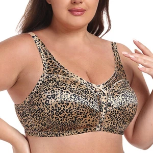 Women's Full Coverage Non Padded Comfort Minimizer Wire-Free Bra Plus Size 34-56 - Picture 1 of 21