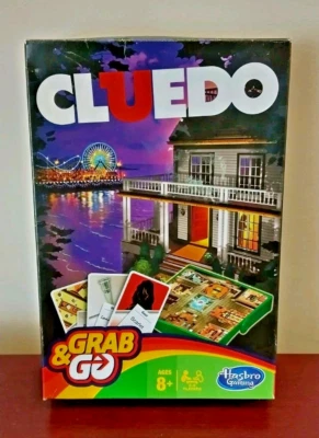 Hasbro Family Gaming Grab And Go Cluedo Travel Game Hasbro 100% Complete Holiday - Image 1 of 4