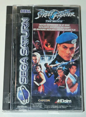 Sega Saturn Fighting Game Street Fighter The Movie PAL Real Battle On Film - Image 1 of 4