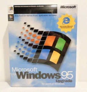 Microsoft Windows 95 Upgrade CD-ROM Brand New FACTORY SEALED Vintage Microsoft - Picture 1 of 7