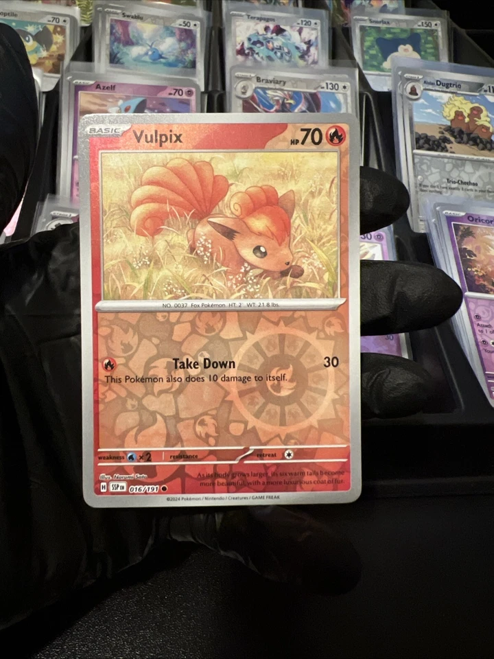 Vulpix 016/191 Sv08: Surging Sparks Reverse Holo - Image 1 of 1