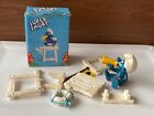 Applause Smurf  Lifeguard 1983 Peyo  Schleich 6747 With Box Rare (Includes Flag)