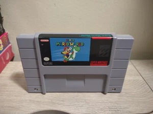 Super Mario World (Super Nintendo SNES, 1991) Auténtico - Imagen 1 de 3