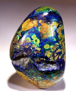 166 g 2.57" Sharp Polished Free Form Azurite Malachite Chrysocolla, Peru! AZS226 - Picture 1 of 5