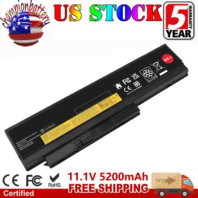 44+ 电池适用于联想 ThinkPad X220 X220i X220s X230 X230i 45N1019 PC 5200mAh — 第 1/4 张图片
