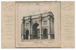 FAB Tarjeta de Patchwork Arco de Mármol Londres Inglaterra Arte Con N Agujas - Imagen 1 de 2