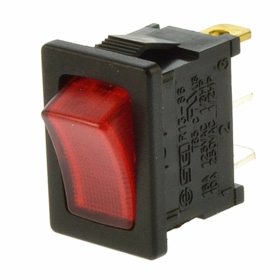 SCI R13-66 Wippschalter 10A 250V mit Beleuchtung