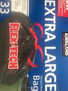 90 Kirkland Premium Drawstring Bin Liners Extra Large - Picture 1 of 1