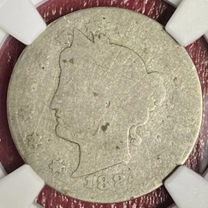 NGC FAIR-2 LOWBALL! 1884 LIBERTY V NICKEL - Picture 1 of 3
