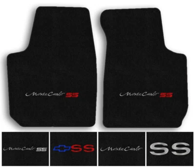 Alfombrillas Lloyd 2 piezas para Chevrolet Monte Carlo 2000-2005 - Elige logotipo Foto 1 de 4