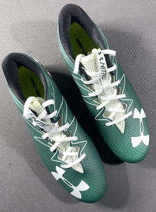 FUSSBALL NITRO CLEATS UNDER NEW ARMOUR US HERREN 13,5 1291119-302 GRÜN WEISS NEU - Bild 1 von 7