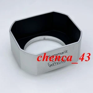 CNC Aluminum Alloy Lens Hood for Leica Summarit 50/1.5 Silver Metal Lens Hood - Picture 1 of 7