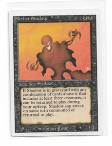Magic the Gathering ~ MTG ~ 1x Nether Shadow ~ 3rd Edition ~ LP ~ REVISED - Picture 1 of 2